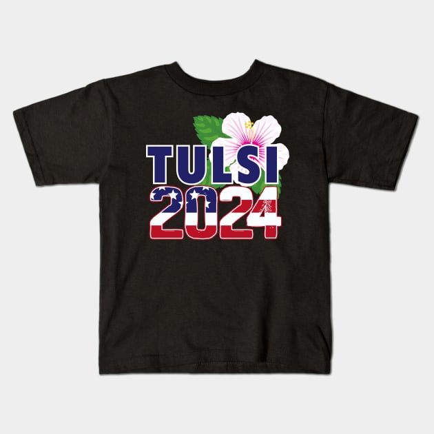 Tulsi 2024 Kids T-Shirt by HROC Gear & Apparel